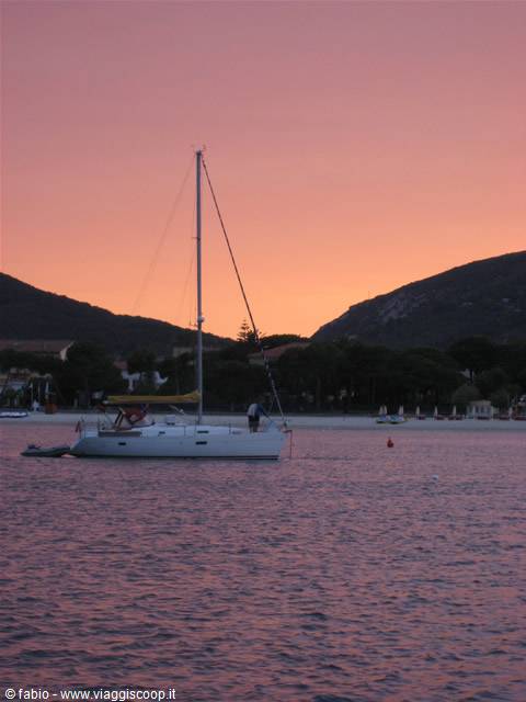 boat at marina di campo