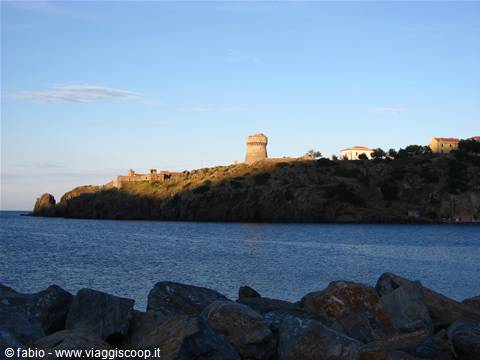 sunset at capraia