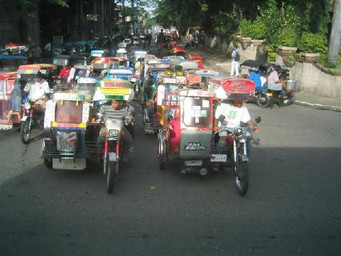 trike one of the most used means of transport in the city