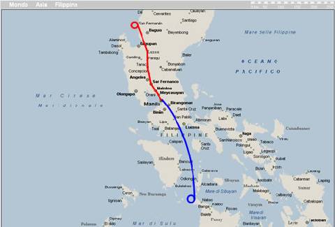 map of the philippines tour