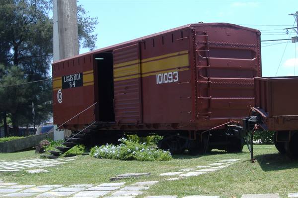 The train captured by Che
