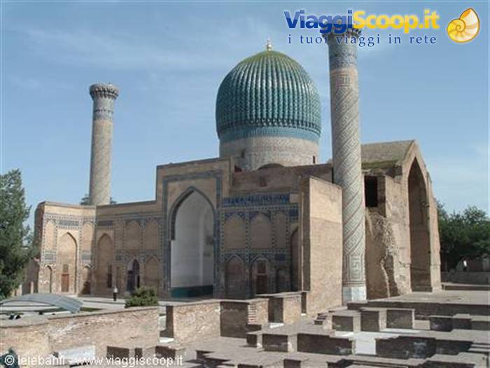 Samarkand, Guri Amir Mausoleum, tomb of Tamerlane