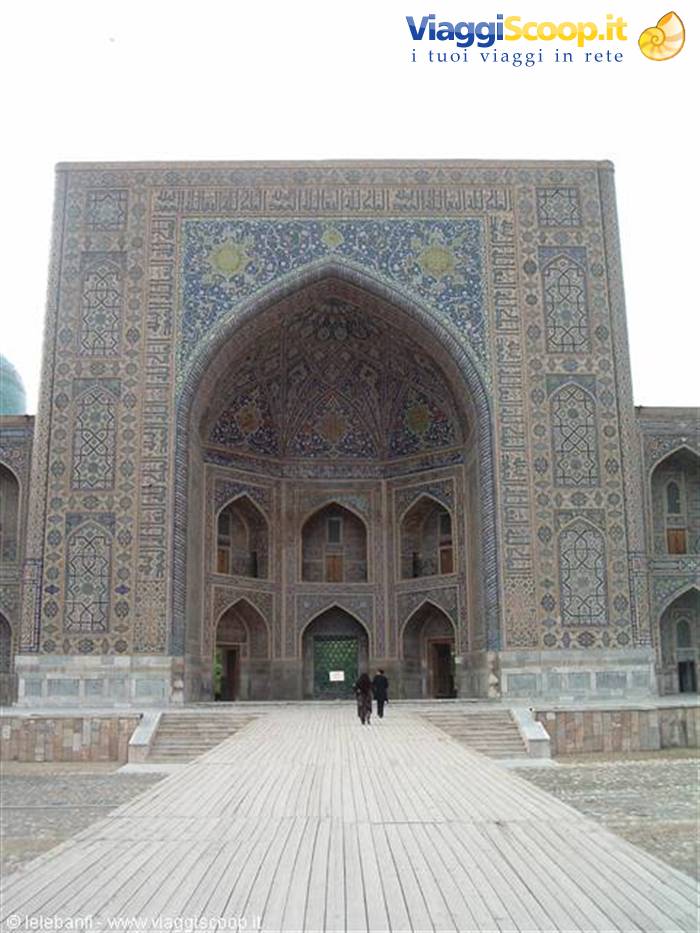 Samarkand, Madrasa of the Golden Mosque, portal