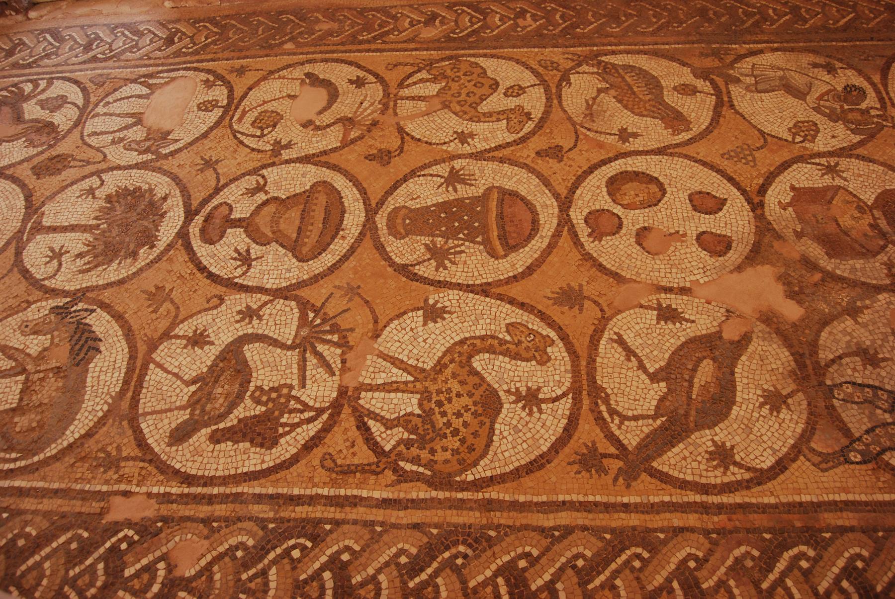 Jordan - Petra - Byzantine Church - Mosaic