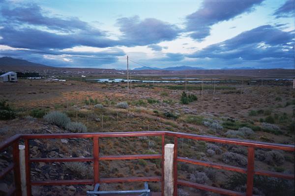 Patagonia from the terrace of Hosteria Meulen (El Calafate)