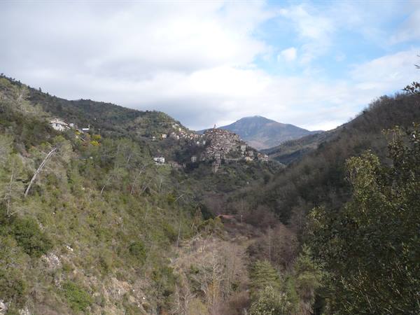 the village perched on the mountain