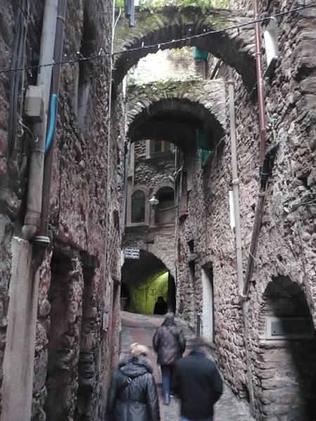 the vaults of Dolceacqua