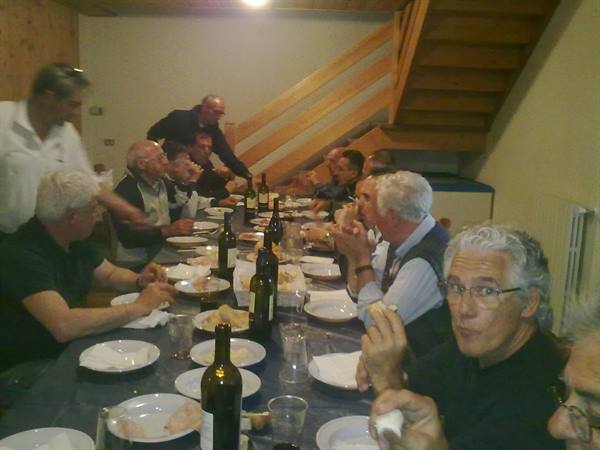 our group at the table