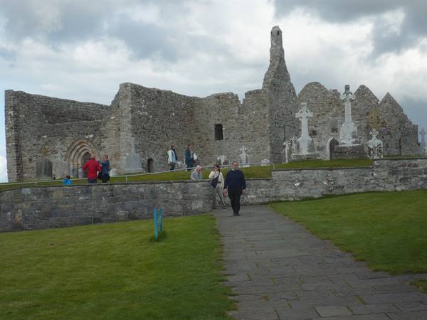 monastery with adjoining cemetery