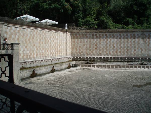 L'Aquila fountain of the 99 spouts
