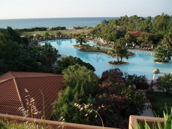 the pool