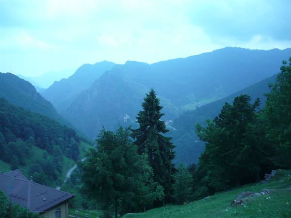 the valley seen from our house