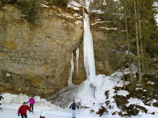 along the seceda slope