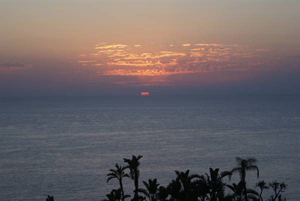 second sunset on the island