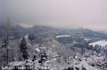 Beautiful view of Hohenschwangau Castle