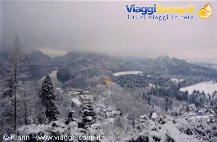 Beautiful view of Hohenschwangau Castle