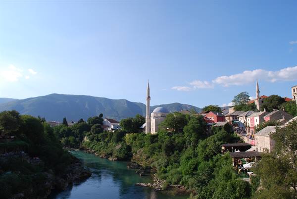 view from the new bridge