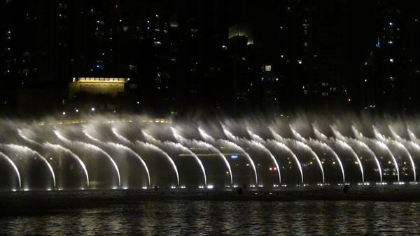 Fountains at the Burj Khalifa