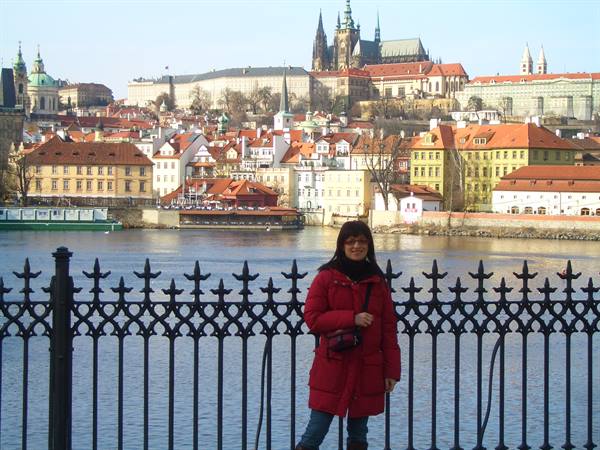 Me with the castle behind me