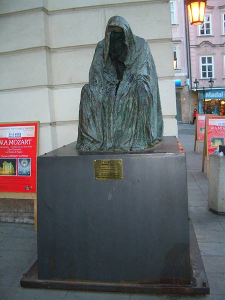 Monument in memory of Mozart