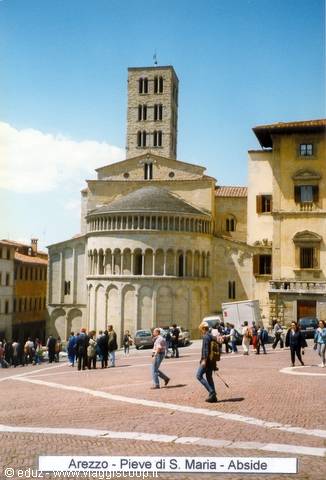 Arezzo - Piazza Grande - Pieve Santa Maria