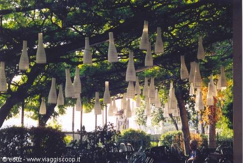 Venice - A little bar in the gardens of the Biennale 2003