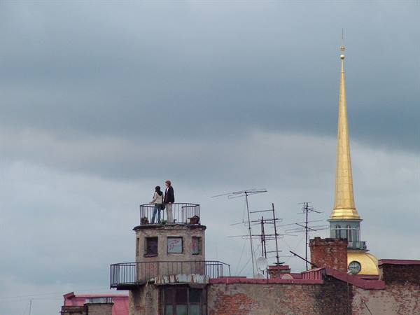 The rooftops of Piter and the Admiralty