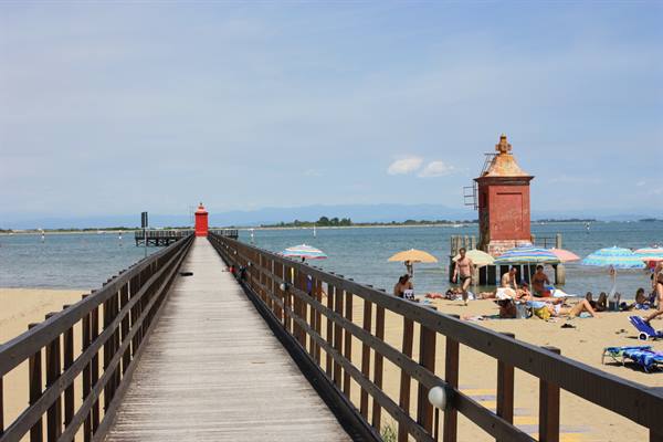 Lignano Sabbiadoro. The Lighthouse pier