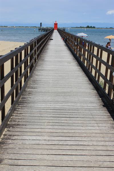 Lignano Sabbiadoro. The Lighthouse pier