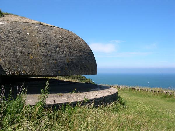 GERMAN BUNKER AT CAP FAGNET (UPPER NORMANDY)