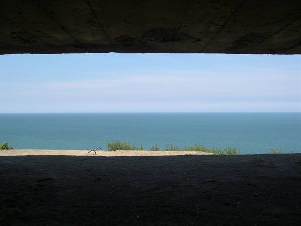 VIEW FROM THE BUNKER (LOWER NORMANDY)