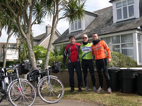 US . . THE BIKES . .  AND THE B&B IN FALMOUTH