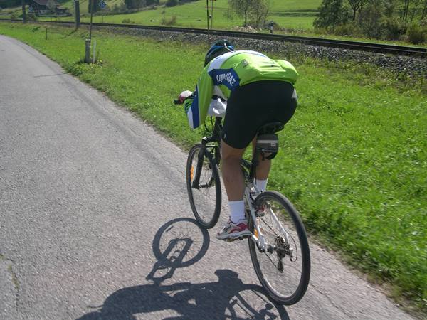 WE TRY TO ESCAPE RIGHT FROM THE FIRST KM OF THE STAGE . . .