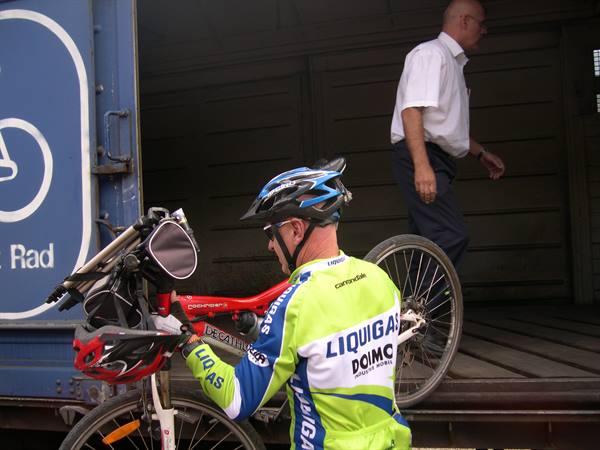 OUR BIKES ON THE TRAINS OF VAL PUSTERIA