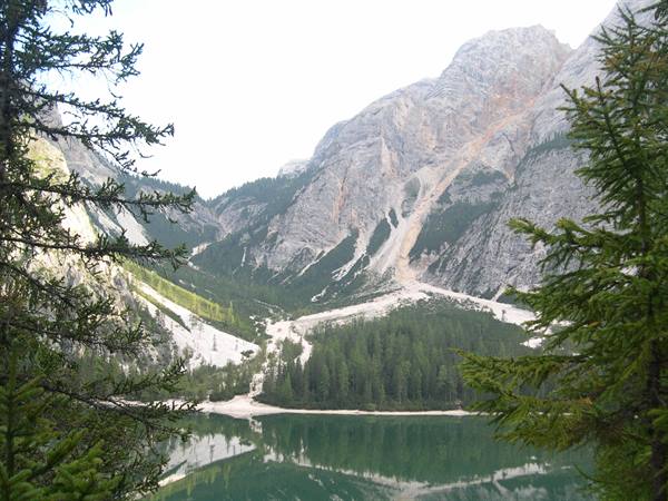 THE MOUNTAIN REFLECTED ON THE LAKE . . .