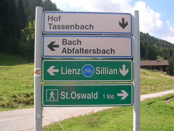 ROAD SIGNS IN AUSTRIA