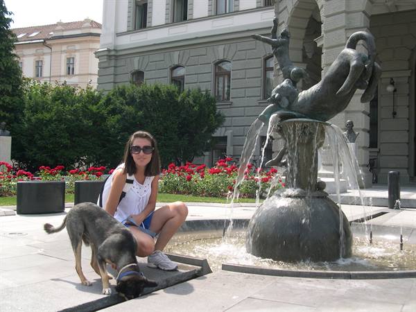 AN UNUSUAL 'PIT STOP' IN THE CENTRE OF LJUBLJANA