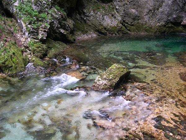 THE CLEAR WATERS IN THE VINTGAR GORGES