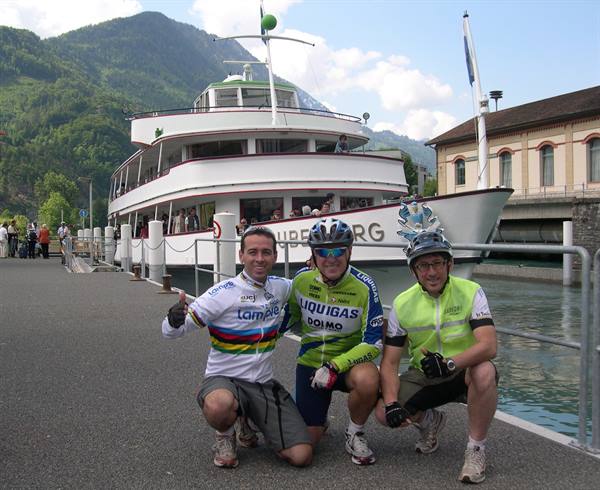 DEPARTURE BY BOAT FROM INTERLAKEN