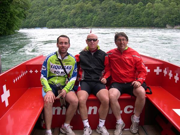ON BOARD THE COLOURFUL BOAT TO VISIT THE WATERFALLS