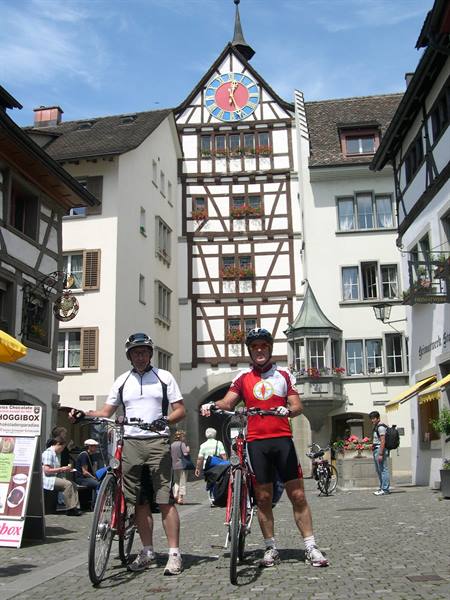 THE LEGENDARY TWO IN THE TOWN OF STEIN AM RHEIN