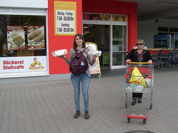 AT THE SUPERMARKET LOOKING FOR SWEETS . . .