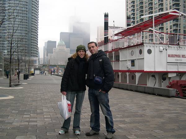 CLAUDIO AND VALE IN COLD TORONTO