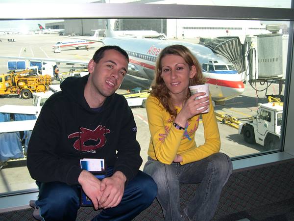 AT TORONTO AIRPORT HEADING TO MIAMI ! . . .