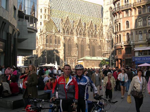 ARRIVAL IN THE AUSTRIAN CAPITAL . . .  VIENNA !