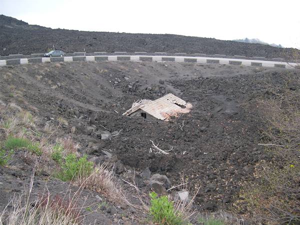 THE WRATH OF THE VOLCANO . . .