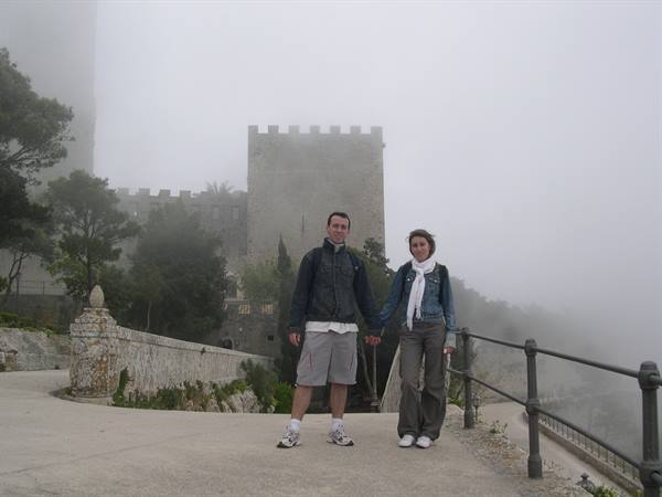 ERICE SHROUDED IN FOG