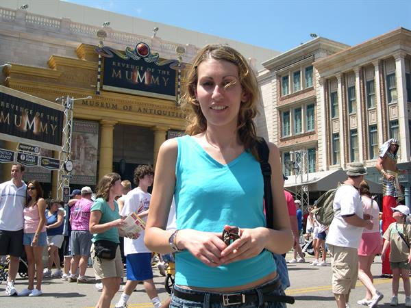 OUR FAVOURITE ATTRACTION . . . THE MUMMY RIDE