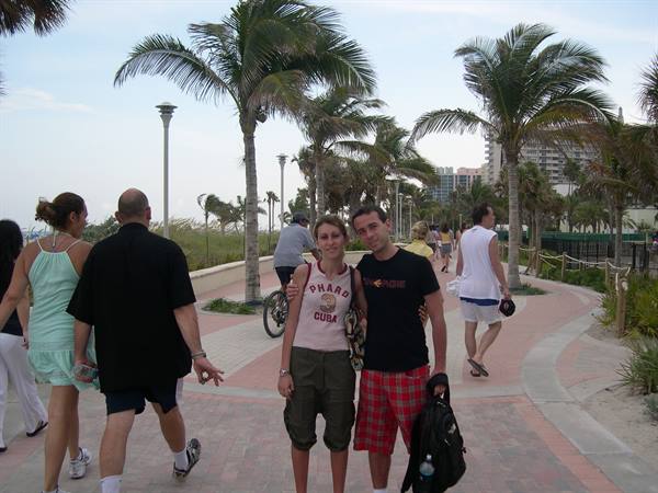 UNDER THE PALMS OF THE MIAMI SEAFRONT