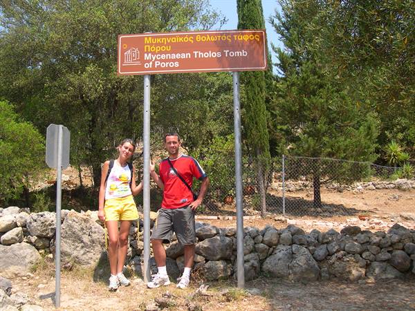 VISITING THE MYCENAEAN TOMB OF POROS